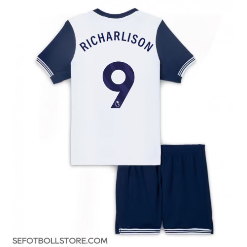 Tottenham Hotspur Richarlison #9 Replika babykläder Hemmaställ Barn 2024-25 Kortärmad (+ korta byxor)